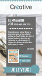 Mobile Screenshot of creative-magazine.com