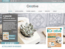 Tablet Screenshot of creative-magazine.com